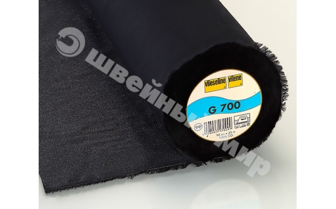 G700 (90смх25м чёрн) Тканная клеевая прокладка от легких до среднетяжелых тканей