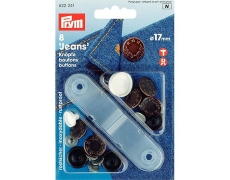 622241 Prym Кнопки "Jeans" состаренная медь 17мм