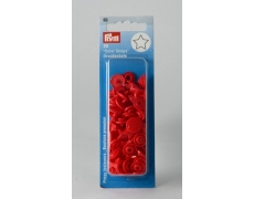 393238 Prym Кнопки "Color Snaps" звезда красный 12,4 мм 30 шт.